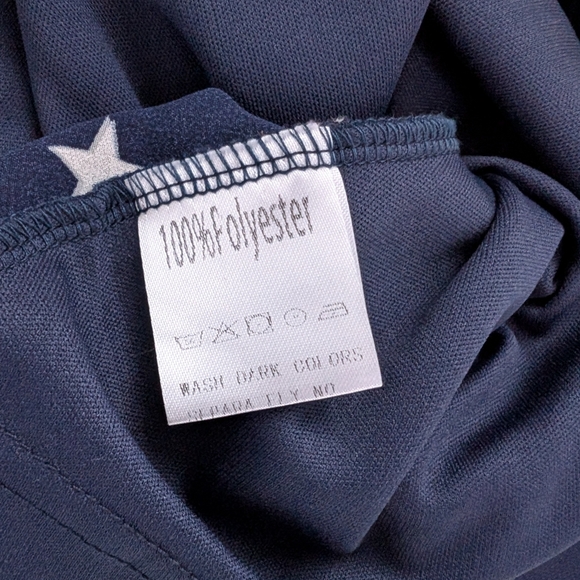 Starry Night Blouse in Midnight Blue with Lace Sleeves and Back - Picture 12 of 12